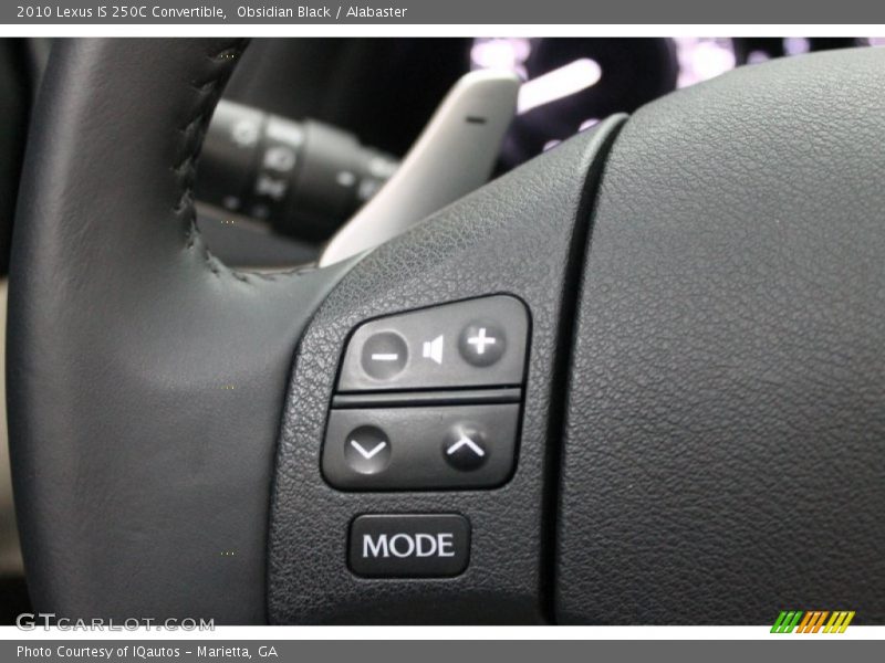 Obsidian Black / Alabaster 2010 Lexus IS 250C Convertible
