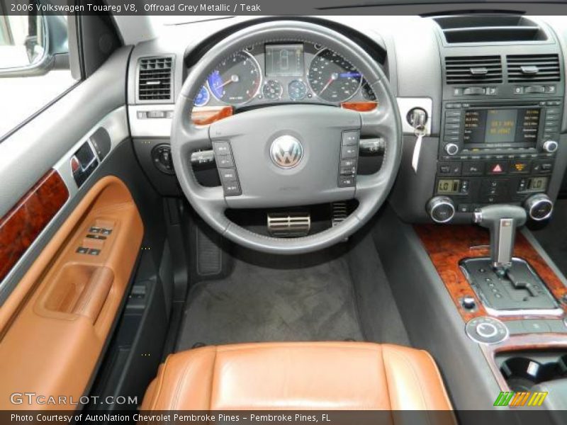 Offroad Grey Metallic / Teak 2006 Volkswagen Touareg V8