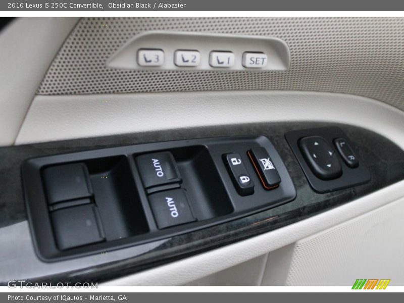 Obsidian Black / Alabaster 2010 Lexus IS 250C Convertible