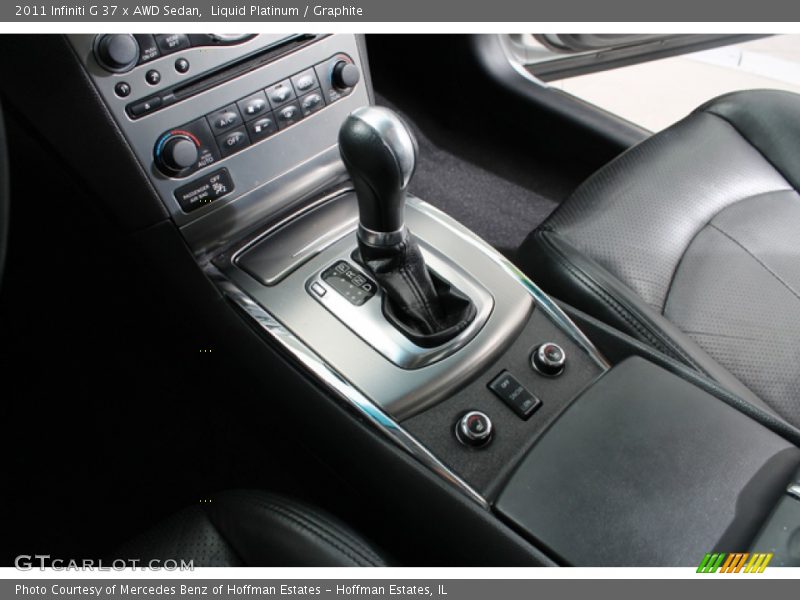 Liquid Platinum / Graphite 2011 Infiniti G 37 x AWD Sedan