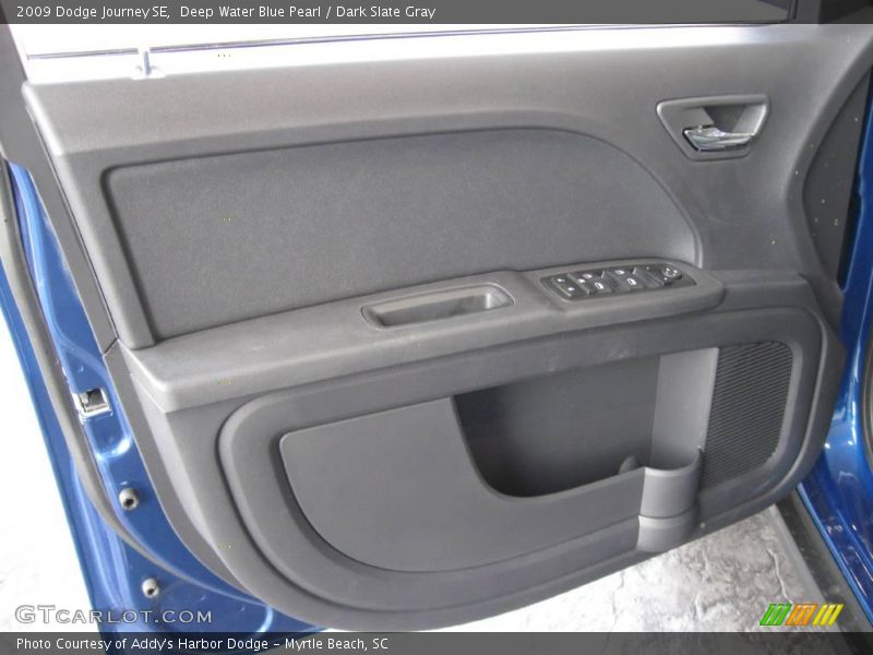Deep Water Blue Pearl / Dark Slate Gray 2009 Dodge Journey SE