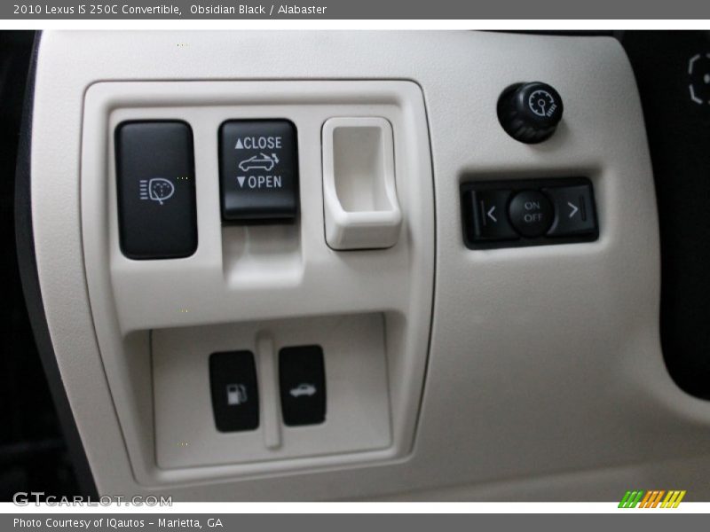 Obsidian Black / Alabaster 2010 Lexus IS 250C Convertible