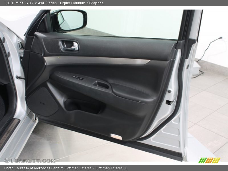 Liquid Platinum / Graphite 2011 Infiniti G 37 x AWD Sedan