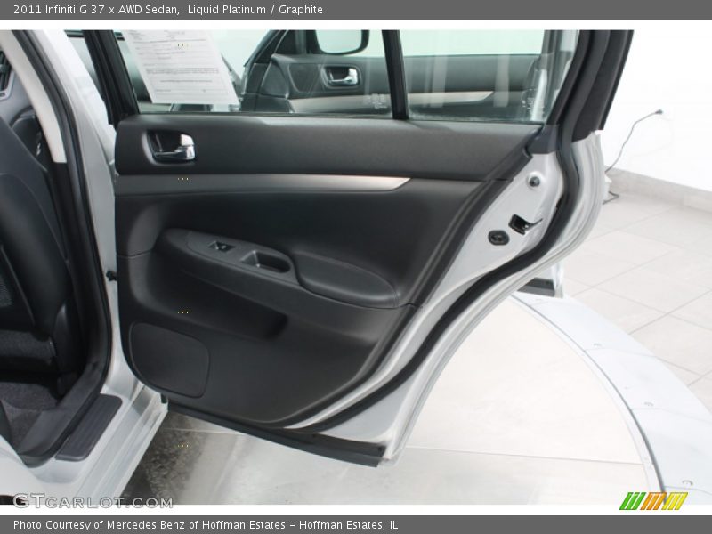 Liquid Platinum / Graphite 2011 Infiniti G 37 x AWD Sedan