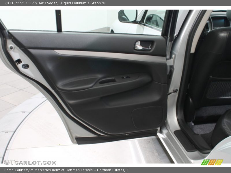 Liquid Platinum / Graphite 2011 Infiniti G 37 x AWD Sedan
