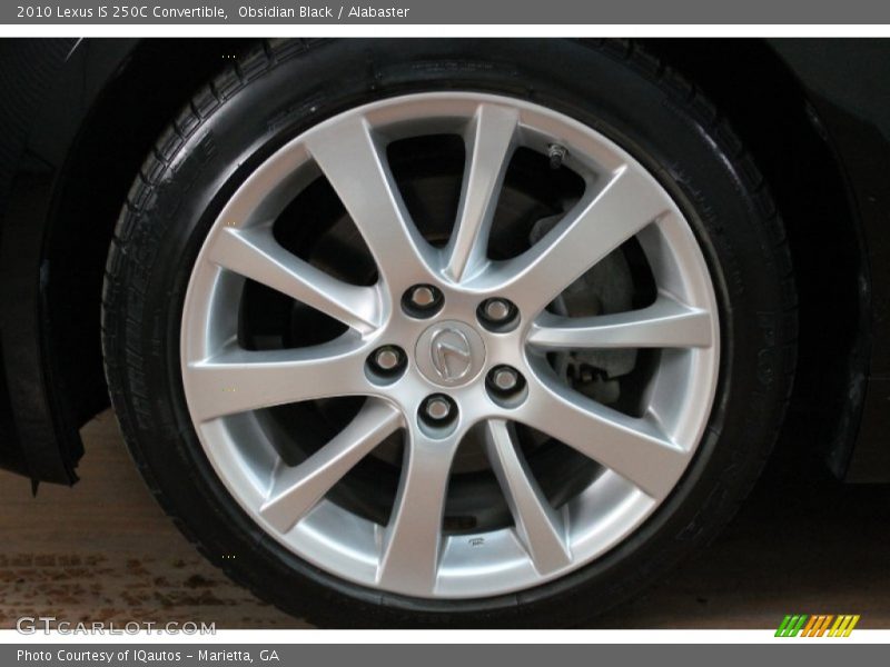 Obsidian Black / Alabaster 2010 Lexus IS 250C Convertible