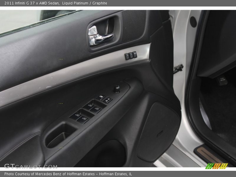 Liquid Platinum / Graphite 2011 Infiniti G 37 x AWD Sedan