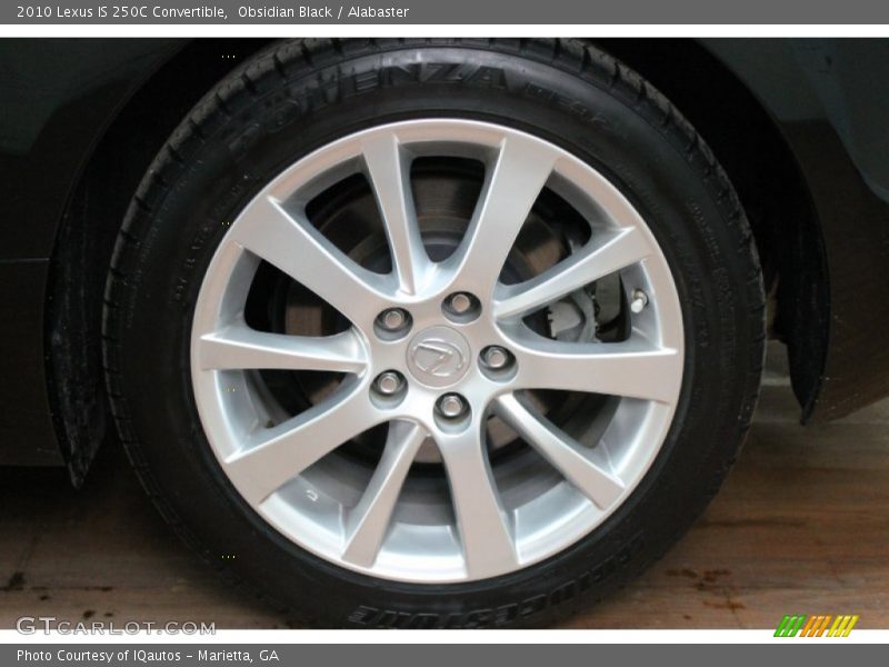 Obsidian Black / Alabaster 2010 Lexus IS 250C Convertible