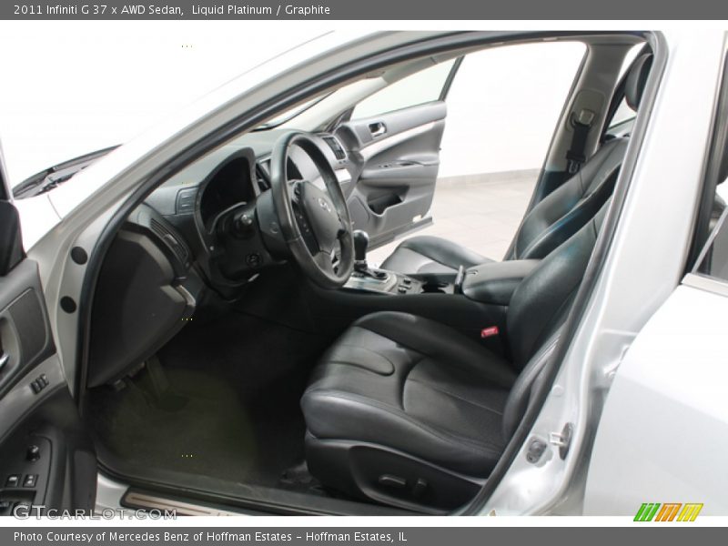 Liquid Platinum / Graphite 2011 Infiniti G 37 x AWD Sedan