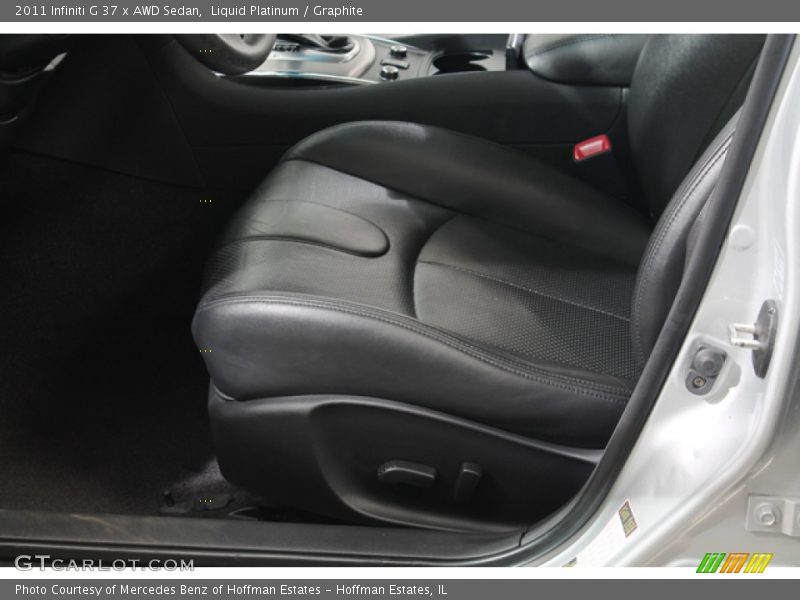 Liquid Platinum / Graphite 2011 Infiniti G 37 x AWD Sedan