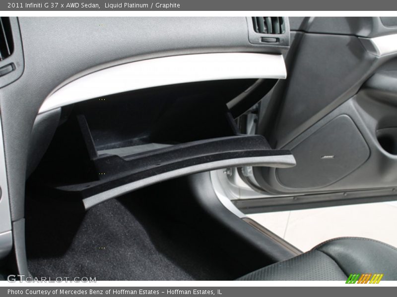 Liquid Platinum / Graphite 2011 Infiniti G 37 x AWD Sedan