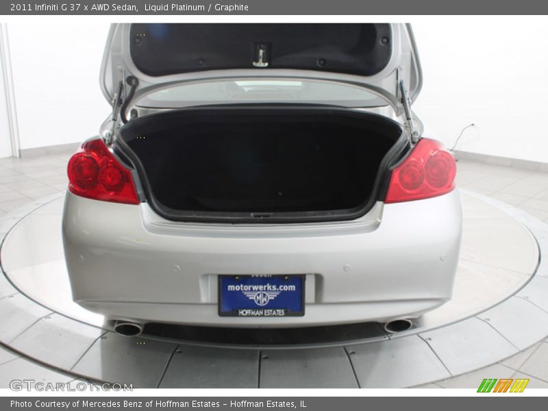 Liquid Platinum / Graphite 2011 Infiniti G 37 x AWD Sedan