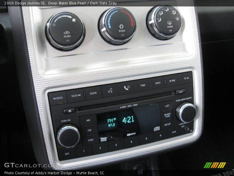 Deep Water Blue Pearl / Dark Slate Gray 2009 Dodge Journey SE