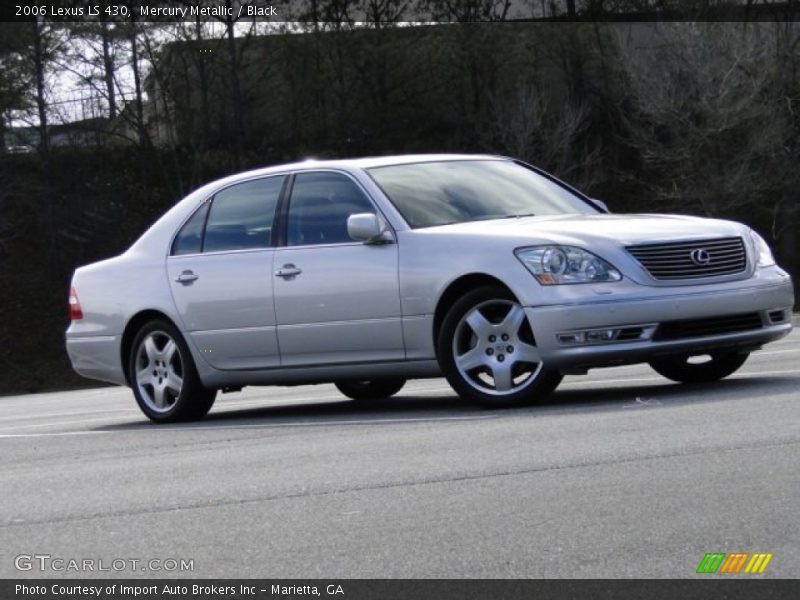 Mercury Metallic / Black 2006 Lexus LS 430