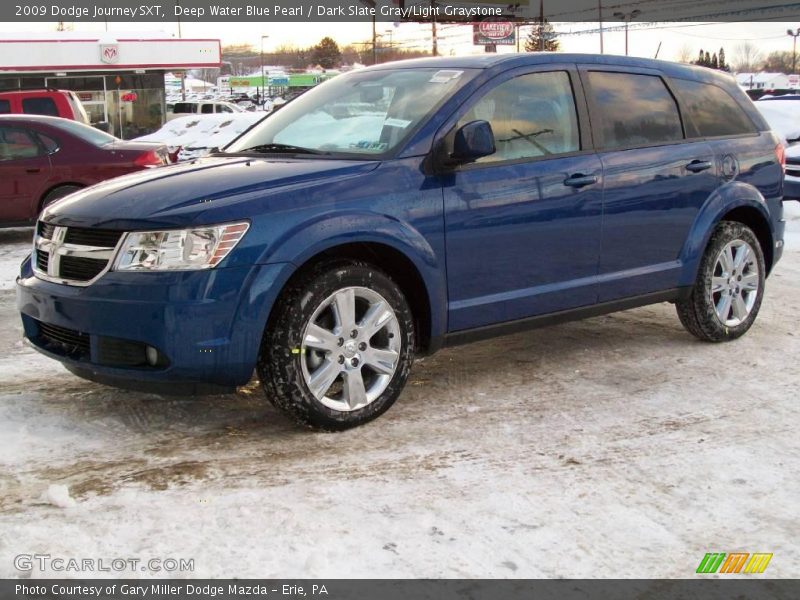 Deep Water Blue Pearl / Dark Slate Gray/Light Graystone 2009 Dodge Journey SXT