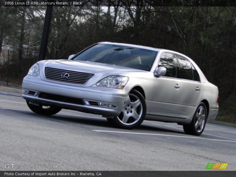 Mercury Metallic / Black 2006 Lexus LS 430