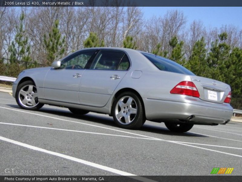 Mercury Metallic / Black 2006 Lexus LS 430