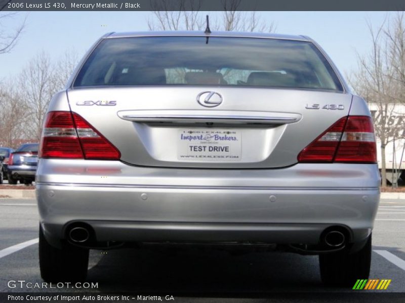 Mercury Metallic / Black 2006 Lexus LS 430