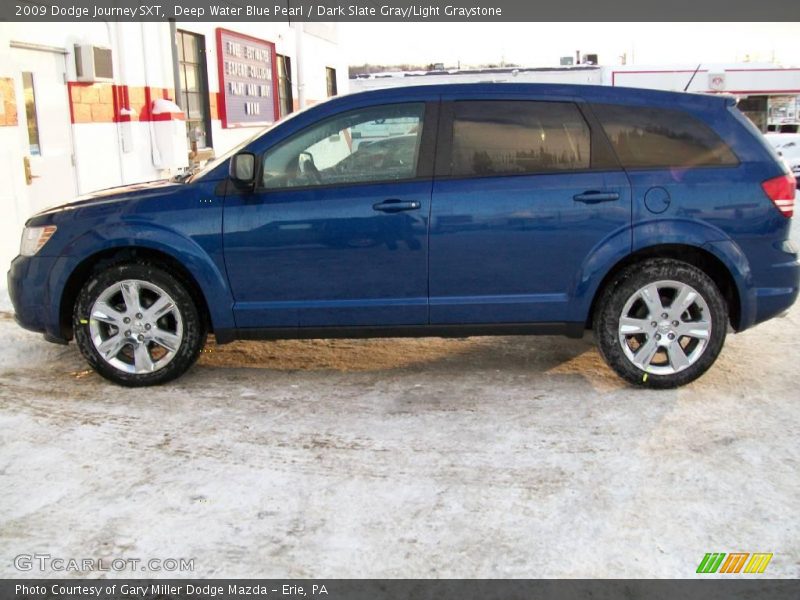 Deep Water Blue Pearl / Dark Slate Gray/Light Graystone 2009 Dodge Journey SXT