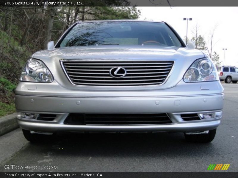 Mercury Metallic / Black 2006 Lexus LS 430