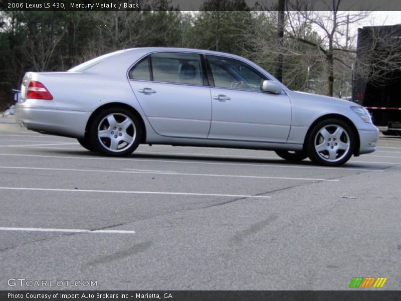 Mercury Metallic / Black 2006 Lexus LS 430