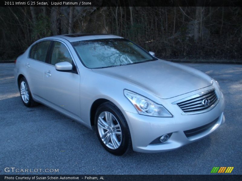 Liquid Platinum / Stone 2011 Infiniti G 25 Sedan