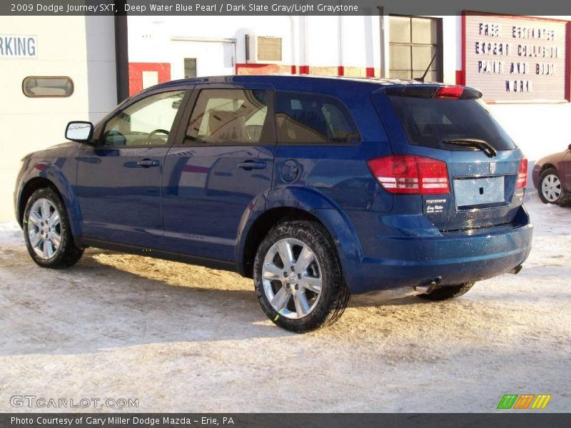 Deep Water Blue Pearl / Dark Slate Gray/Light Graystone 2009 Dodge Journey SXT