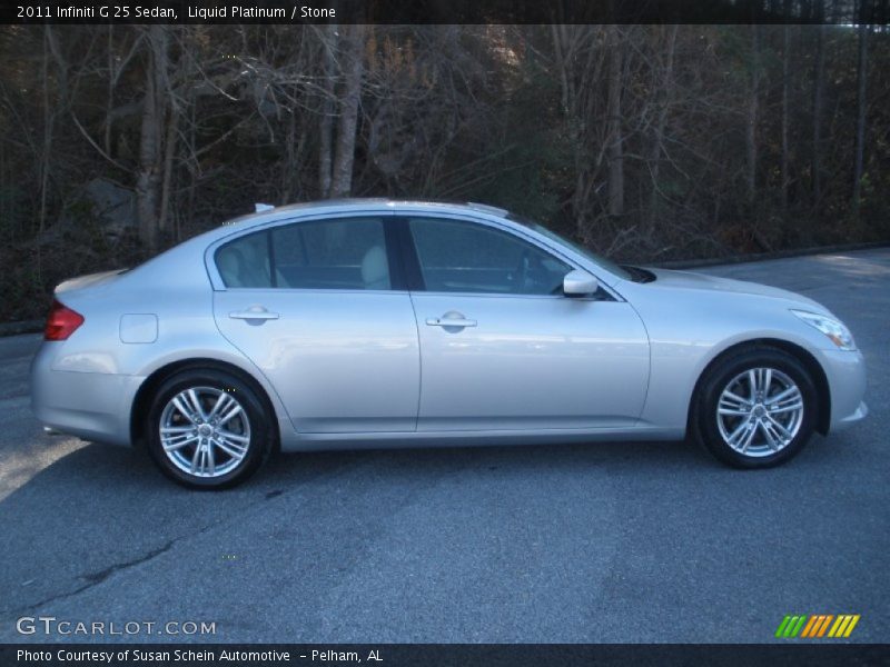 Liquid Platinum / Stone 2011 Infiniti G 25 Sedan