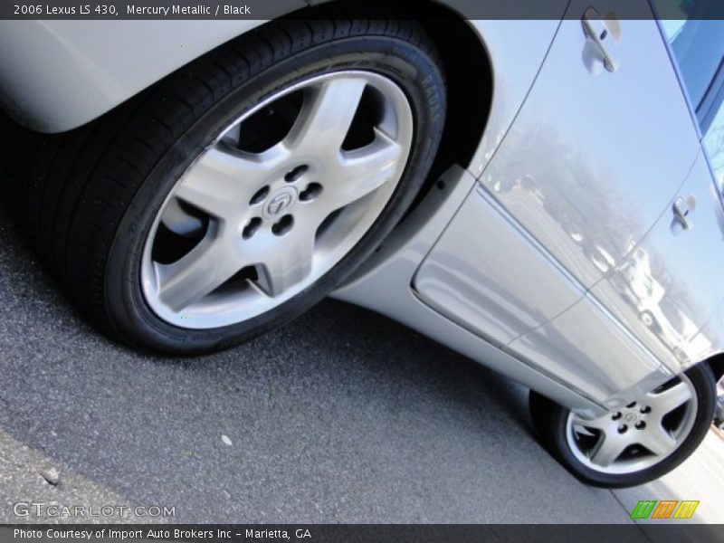 Mercury Metallic / Black 2006 Lexus LS 430