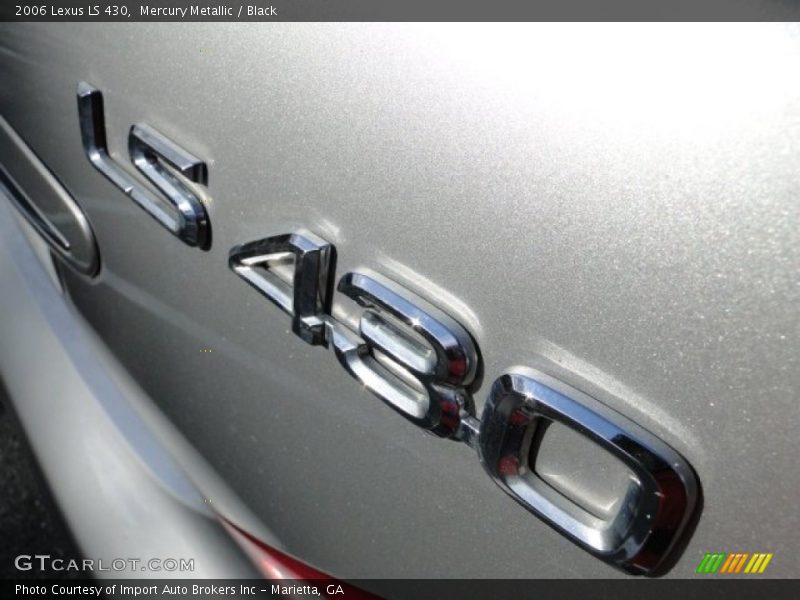 Mercury Metallic / Black 2006 Lexus LS 430