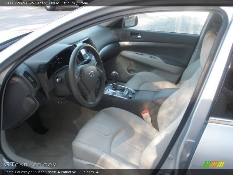 Liquid Platinum / Stone 2011 Infiniti G 25 Sedan