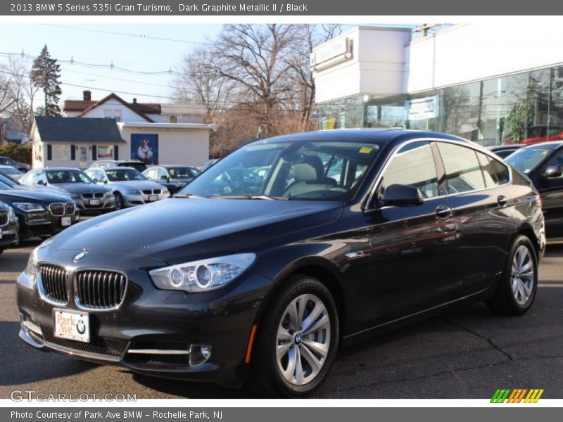 Dark Graphite Metallic II / Black 2013 BMW 5 Series 535i Gran Turismo