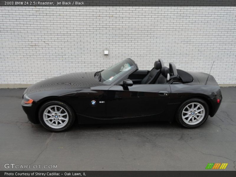 Jet Black / Black 2003 BMW Z4 2.5i Roadster