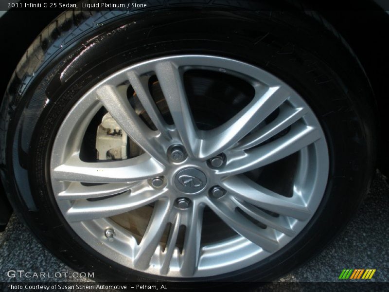 Liquid Platinum / Stone 2011 Infiniti G 25 Sedan