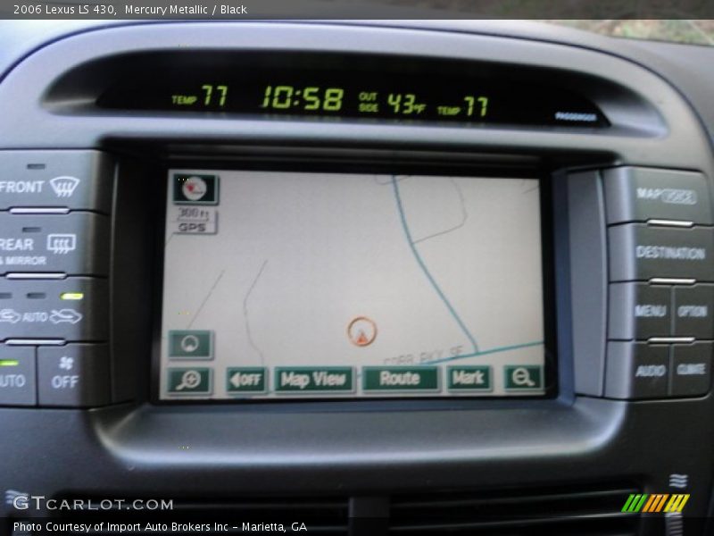 Navigation of 2006 LS 430
