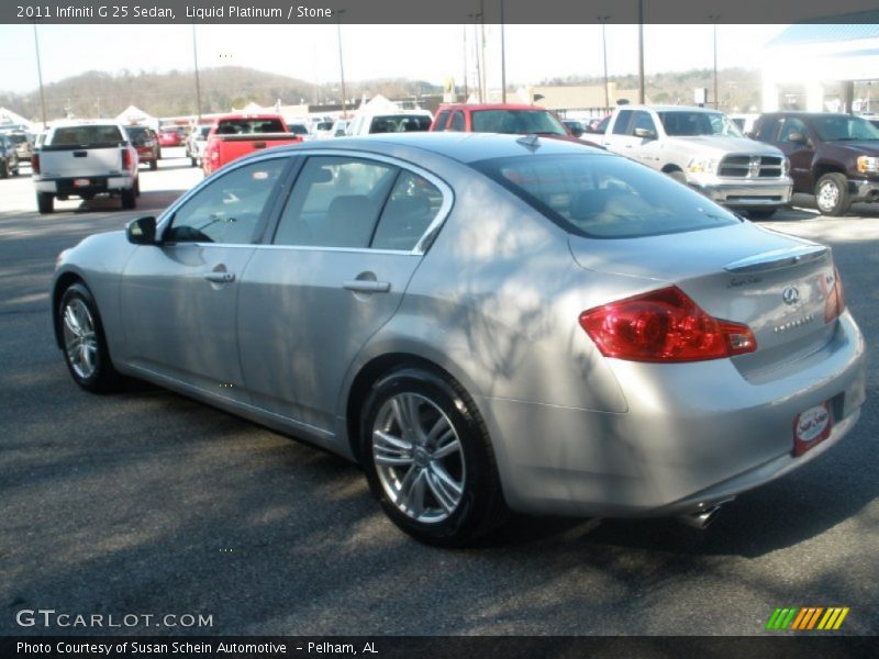 Liquid Platinum / Stone 2011 Infiniti G 25 Sedan