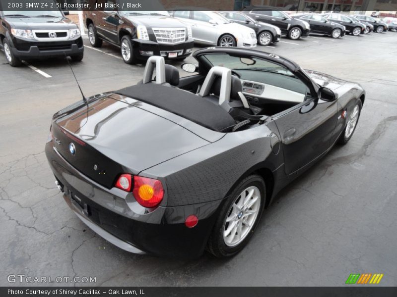 Jet Black / Black 2003 BMW Z4 2.5i Roadster
