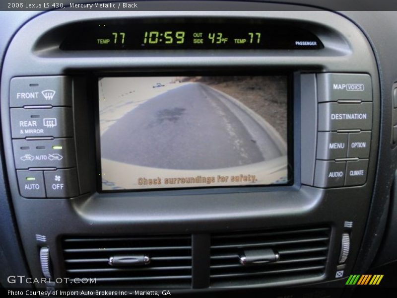 Mercury Metallic / Black 2006 Lexus LS 430