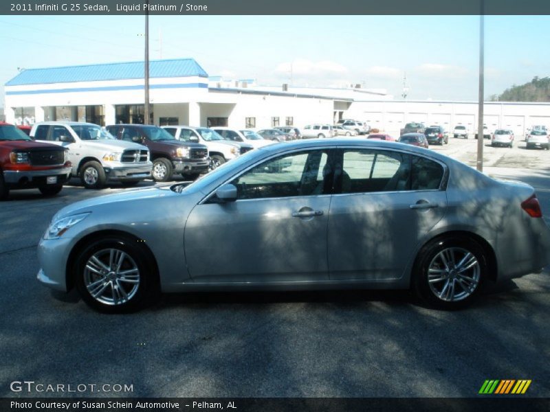 Liquid Platinum / Stone 2011 Infiniti G 25 Sedan