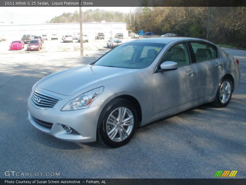 Liquid Platinum / Stone 2011 Infiniti G 25 Sedan