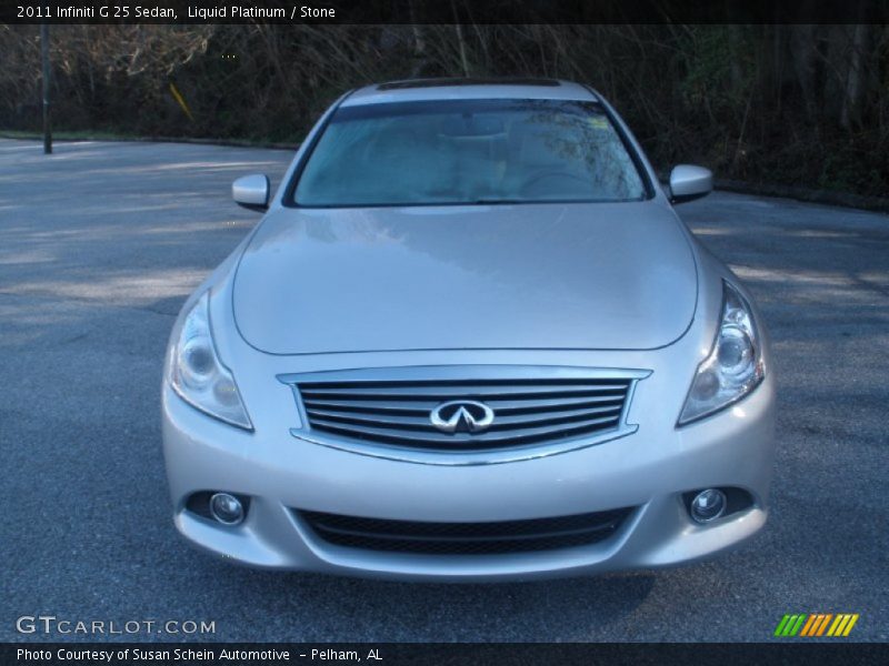 Liquid Platinum / Stone 2011 Infiniti G 25 Sedan