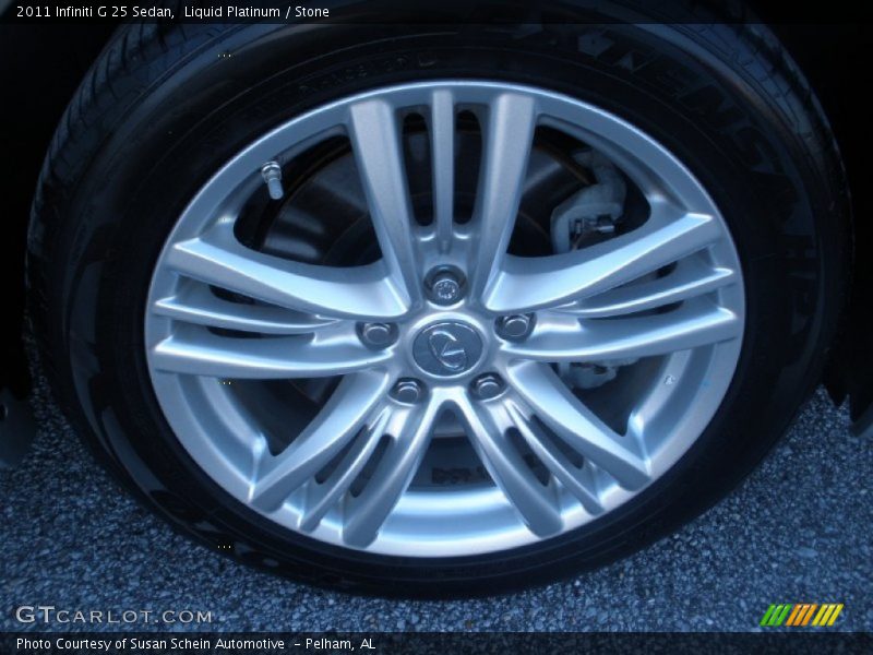 Liquid Platinum / Stone 2011 Infiniti G 25 Sedan