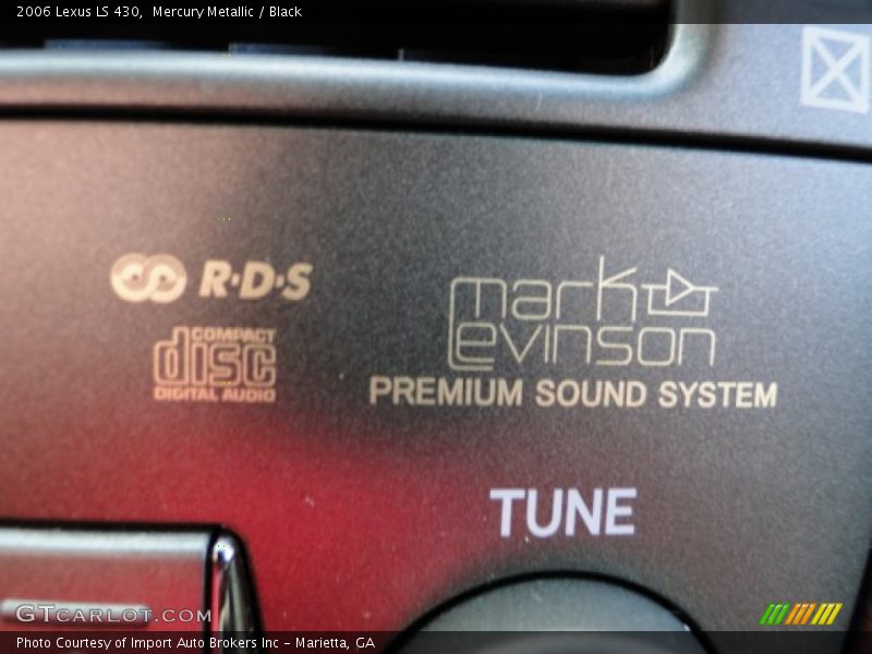 Audio System of 2006 LS 430