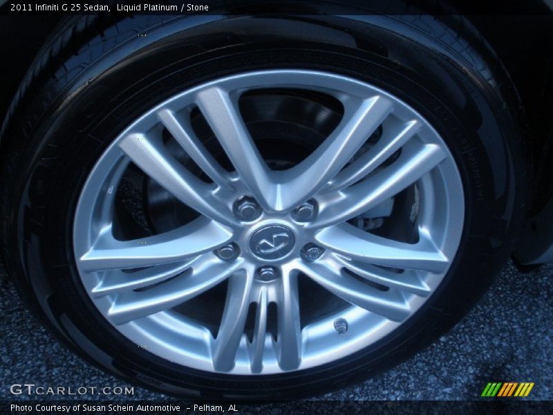 Liquid Platinum / Stone 2011 Infiniti G 25 Sedan
