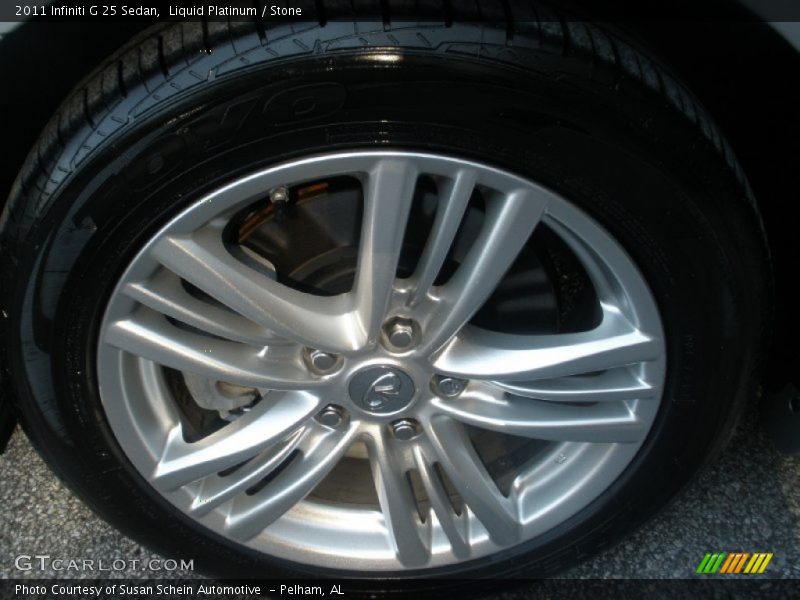 Liquid Platinum / Stone 2011 Infiniti G 25 Sedan