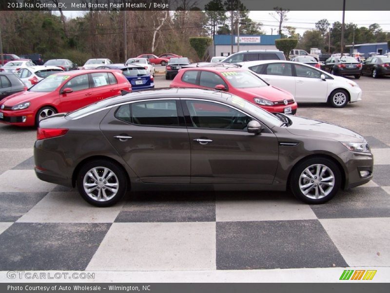 Metal Bronze Pearl Metallic / Beige 2013 Kia Optima EX