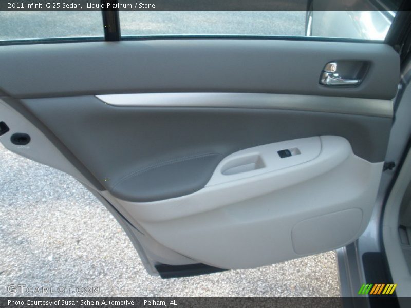 Liquid Platinum / Stone 2011 Infiniti G 25 Sedan