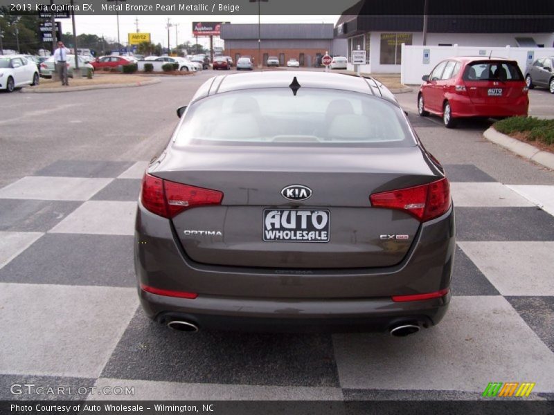 Metal Bronze Pearl Metallic / Beige 2013 Kia Optima EX