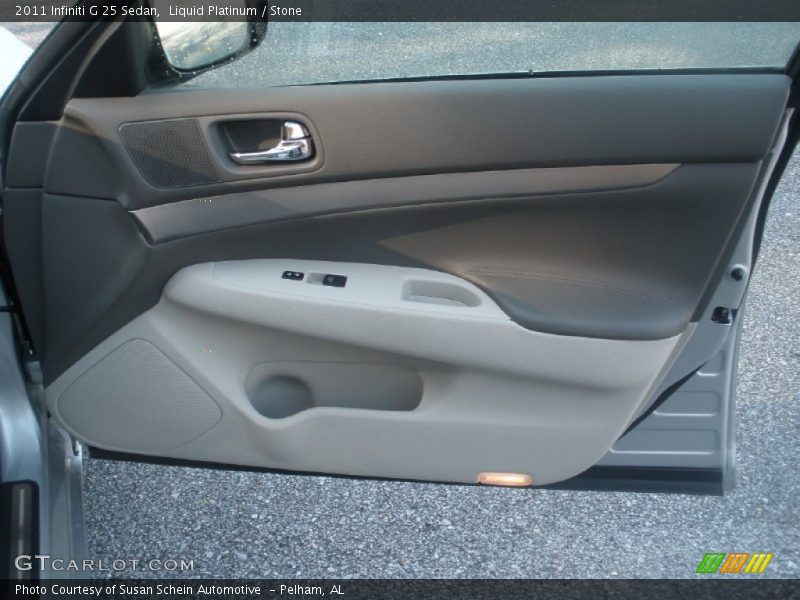 Liquid Platinum / Stone 2011 Infiniti G 25 Sedan