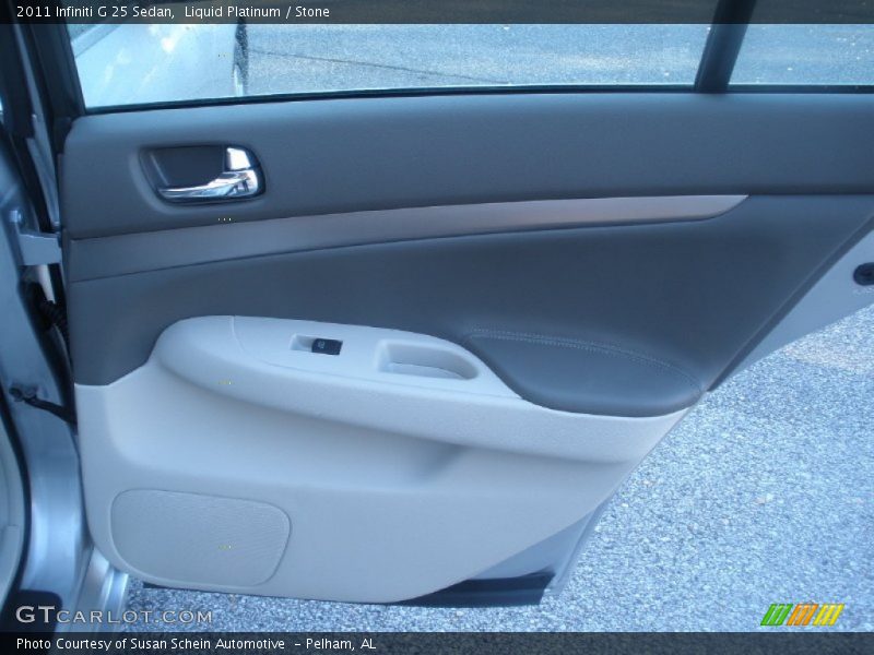 Liquid Platinum / Stone 2011 Infiniti G 25 Sedan